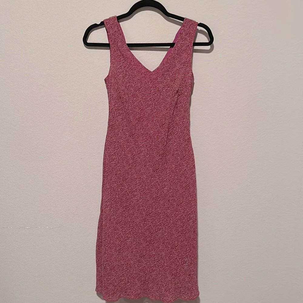 Ann Taylor Pink Midi Dress